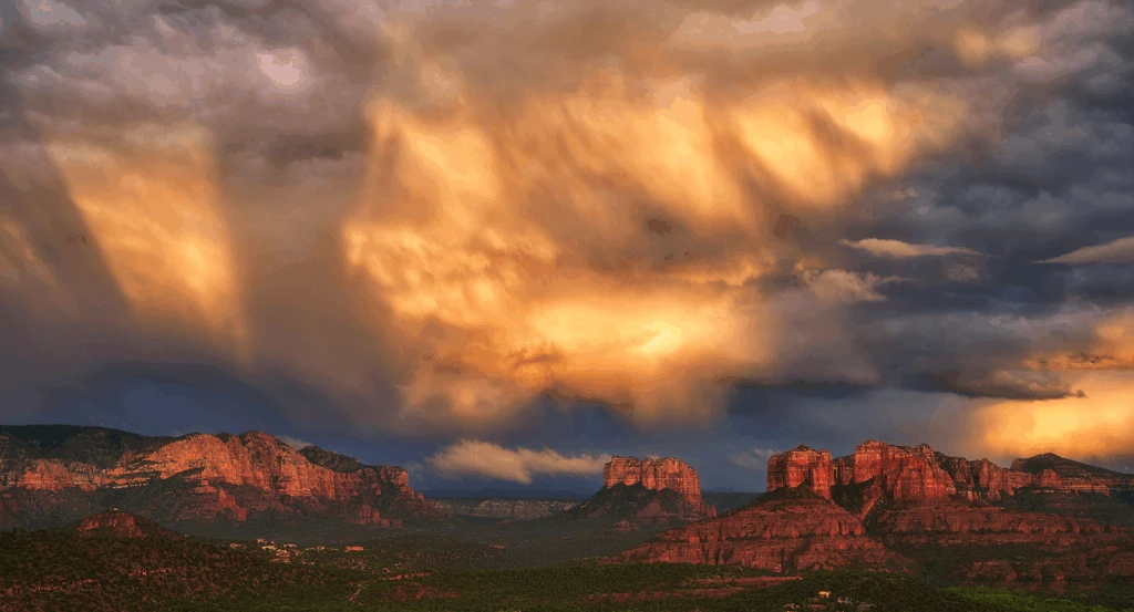 Vortex sites and sunrises in Sedona, Arizona