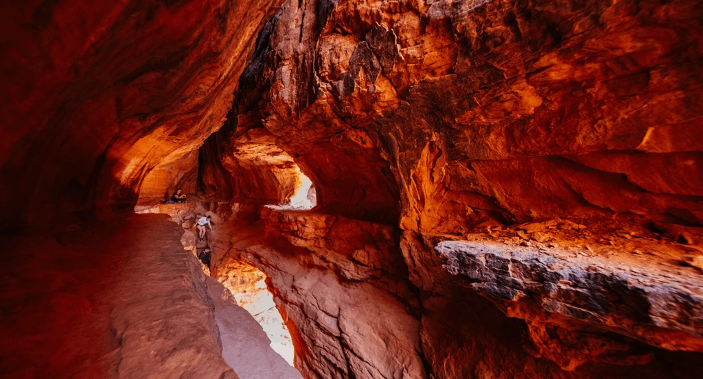 Red rock caves in Sedona
