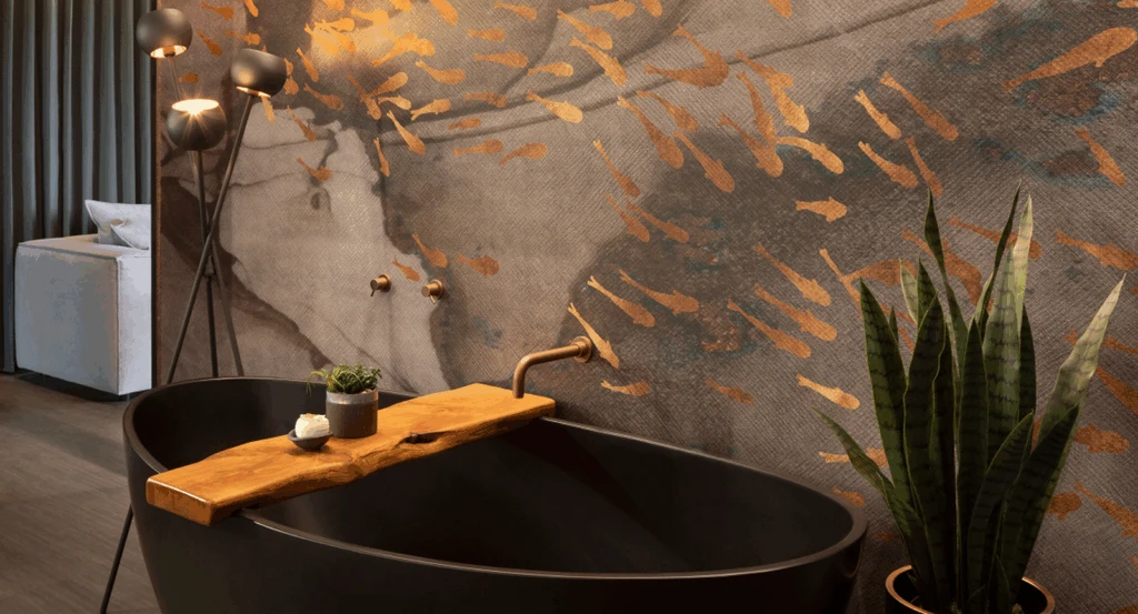 An atrium tub to enjoy a restorative soak in the spa at Ambiente.