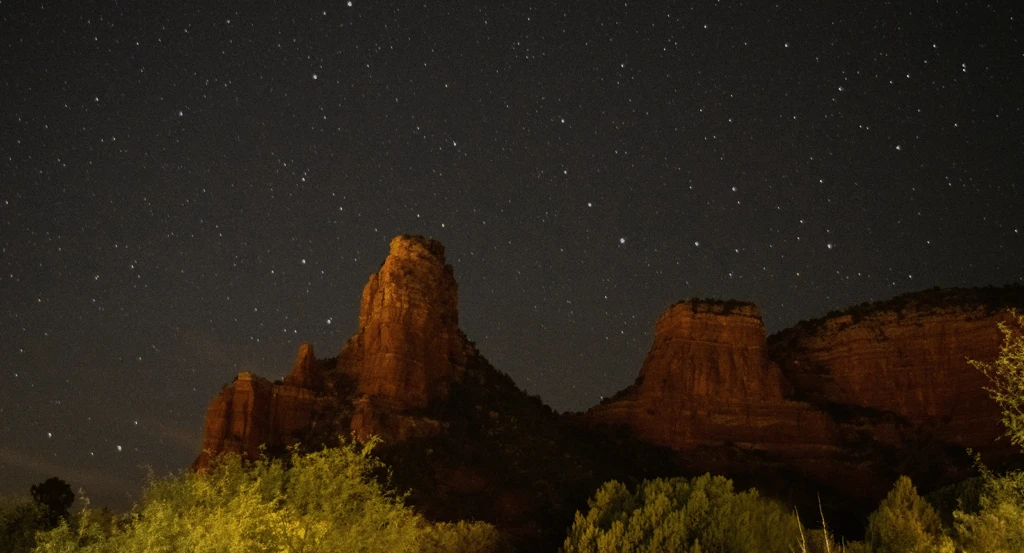 private rooftop stargazing experience in Sedona