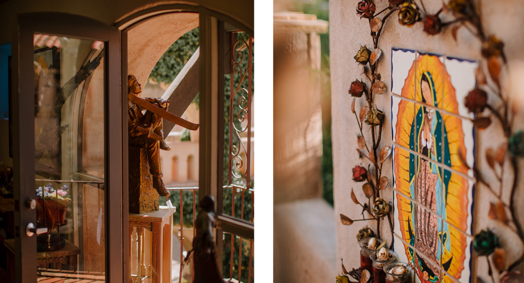 Art galleries in Tlaquepaque Arts and Shopping Village in Sedona.