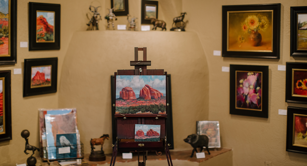 Visit Sedona art galleries for locally created art