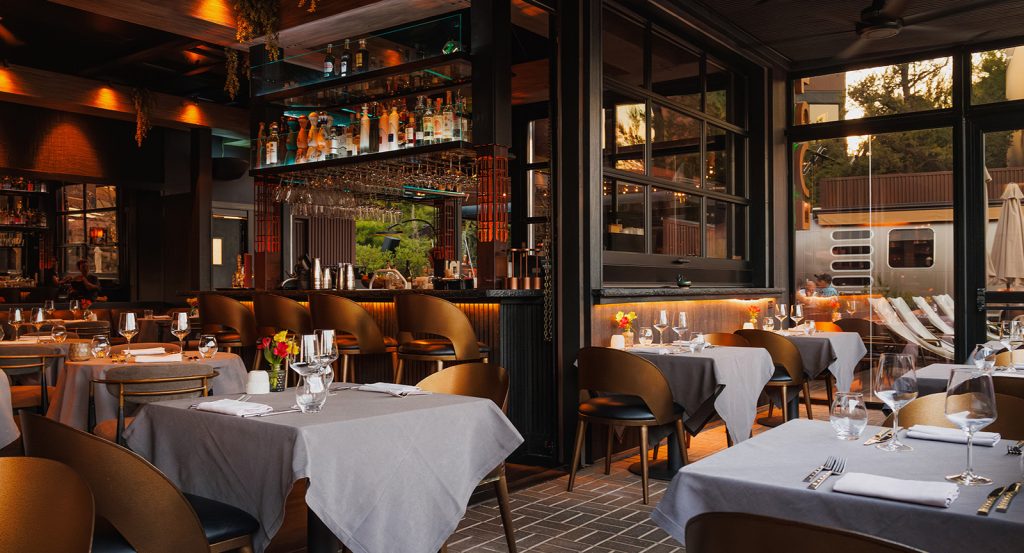 Interior of one of the best restaurants in Sedona, Forty1 at Ambiente